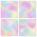 Abstract hologram soft pastel light background.