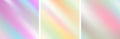 Abstract holographic soft gradient stripes backgrounds