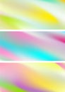 Abstract holographic soft gradient stripes backgrounds