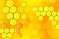Abstract Honeycomb Composition