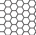 Abstract honeycomb seamless background