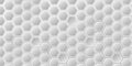 Abstract honeycomb white background. Embossed Hexagon vector pattern