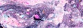 Abstract horizontal background of different shades of pink and purple. Marble effects.
