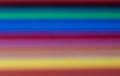 Abstract horizontal blurred stripes rainbow background