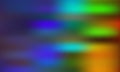 Abstract Horizontal Light Streak Gradient Background, Vibrant Digital Spectrum Blur with Grain Texture Royalty Free Stock Photo