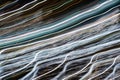 Abstract horizontal speed light line