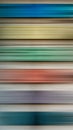 Abstract horizontally motion blur multicolored lights