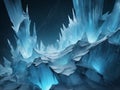 abstract horror glowing ice winter soft blur cracks grunge texture background Royalty Free Stock Photo