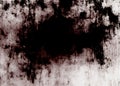 Abstract horror scratched background with grunge spread splash and cracks texture pattern in goth scary design