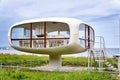 Abstract house as a wedding location on the Baltic Sea beach in Binz. Registry office on the island of RÃÂ¼gen. Mecklenburg-