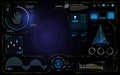 Abstract hud UI interface data computer technology screen concept background design