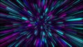 Abstract Hyper Jump into Another Galaxy.