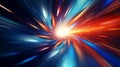 Abstract hyper zoom concept with fractal patterns