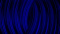 Abstract hypnotic background with glowing neon lines on black background. Animation. Intertwining black lines with