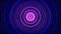 Abstract hypnotic colorful spiral. Animmation. Pulsating psychedelic circles with center. Colorful hypnotizing circles Royalty Free Stock Photo