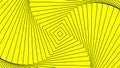 Abstract hypnotic optical illusion of rotating squares, seamless loop. Motion. Spinning rhombuses creating effect of a