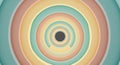 Abstract Hypnotic Spiral Background with Pastel Colors and Concentric Circles Royalty Free Stock Photo