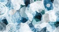 Abstract ice background, featuring winter textures, cold patterns, modern graphic design Royalty Free Stock Photo
