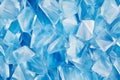 Abstract Ice Cubes in a Creative Cubism Style on a Light Blue Background for Modern Design Concepts Royalty Free Stock Photo