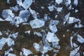 Abstract ice debris background Royalty Free Stock Photo