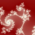 Abstract ice-flowers fractal Royalty Free Stock Photo