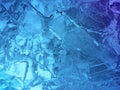 Blue ice texture Royalty Free Stock Photo