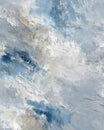 Abstract icy blue texture with light winter tones and painterly surface details Royalty Free Stock Photo