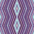 Abstract Ikat and boho style handcraft fabric pattern. Traditional Ethnic design for clothing and textile background, carpet or