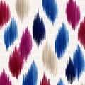 Abstract Ikat Pattern with Vertical Stripes and Colorful Royalty Free Stock Photo