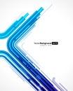 Abstract illuminated night city infrastructure curved line hi tech decorative background vector
