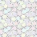 Abstract illumination seamless light bulbs pattern for wrapping paper and fabrics and kids print and school accessories