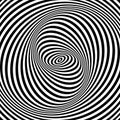 Abstract Illusion of swirl movement