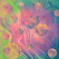 Abstract illustrated decorative background