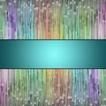 Abstract illustrated glass background pattern