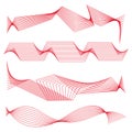 Abstract illustrated technical lines background