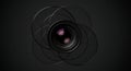 Abstract Camera Lens Illustration Royalty Free Stock Photo