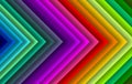 Abstract illustration of colorful arrows pattern going right for background or wallpaper Royalty Free Stock Photo