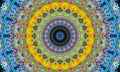 Abstract Illustration | Colorful mandala Art Royalty Free Stock Photo