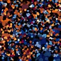 At the limit of saturation, in oranges and blues