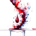 Abstract Illustration Liquid Shows Dynamic Scientific Energy Motion Royalty Free Stock Photo