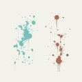 Ink stains on paper vector grunge texture Royalty Free Stock Photo