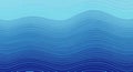 Abstract illustration featuring undulating wave patterns in shades of blue, ranging Royalty Free Stock Photo