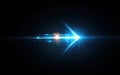 Abstract Blue Light Arrow Royalty Free Stock Photo