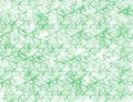 Abstract illustration of green geometric shapes on white background. Seamless decorative pattern for web, advertising, textiles, Royalty Free Stock Photo