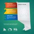 Abstract illustration Infographic Royalty Free Stock Photo