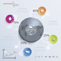 Abstract illustration Infographic or presentation