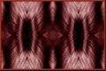 Red, black colors pattern from blurred stripes in a frame. Author`s design. Royalty Free Stock Photo