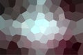 Abstract illustration of red and blue colroful Big Hexagon background, digitally generated.