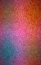 Abstract illustration of Vertical brown blue pink and red Colorful Impasto background, digitally generated.