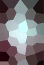 Abstract illustration of Vertical red and blue colroful Giant Hexagon background, digitally generated.